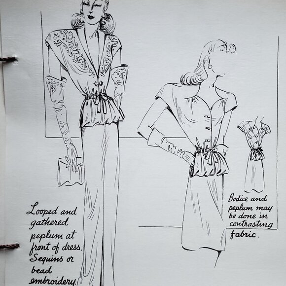 👄Vintage 1946 Spring Illustrated Fashion Booklet The Originator Vol IV - Picture 4 of 8